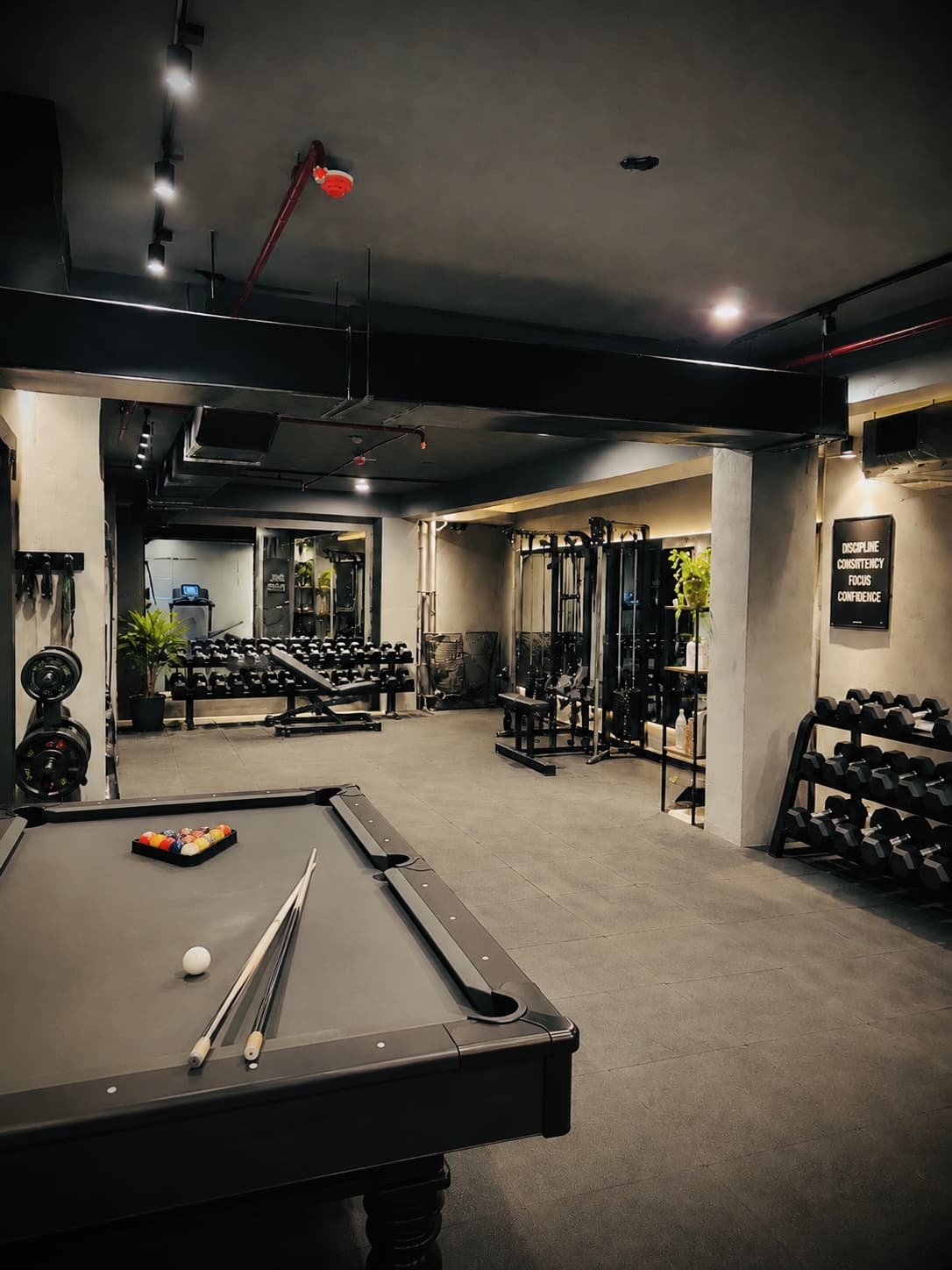 Gymnasium, Pool Table, TT